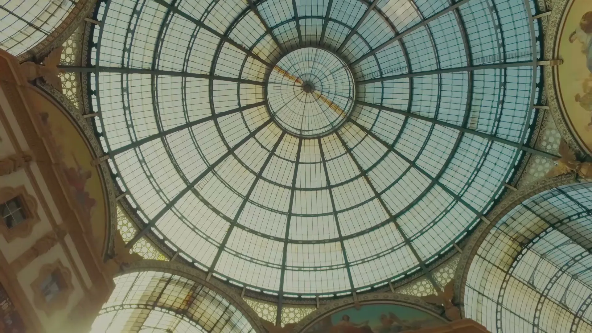La cupola della Galleria Vittorio Emanuele II a Milano