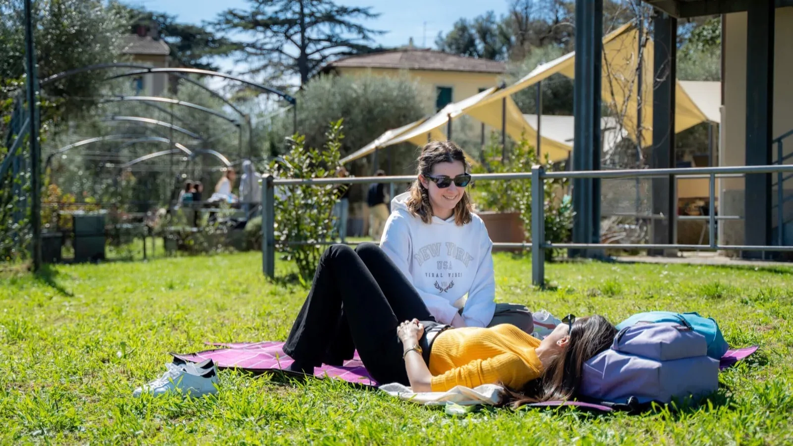 Studenti di un corso di lingua in aula a Firenze